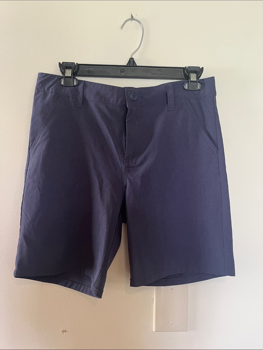 Cat & Jack Navy Blue Flat-Front Kids Shorts